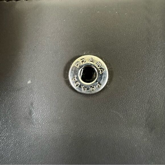 Prada Gray Leather Wallet W/ Certificate of Authenticity - Picture 6 of 15